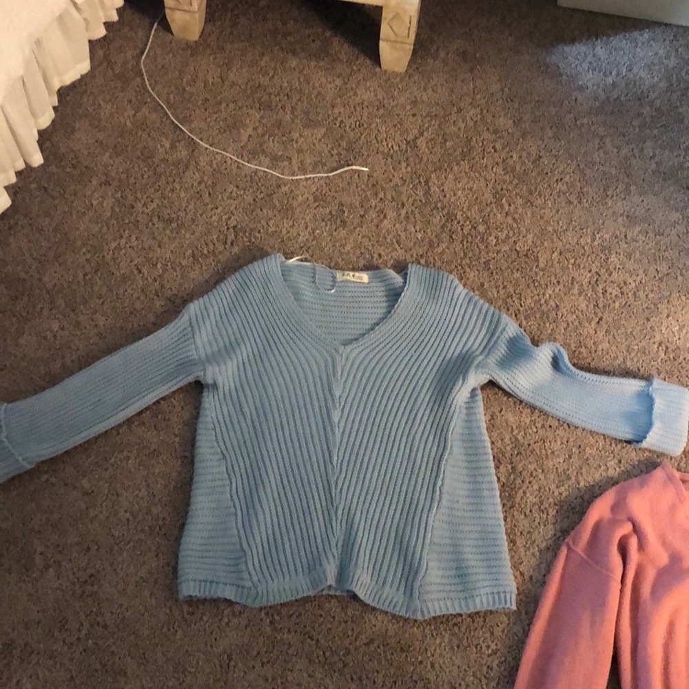 Blue sweater